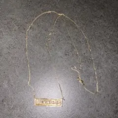 supreme 14k name plate gold pendantのサムネイル