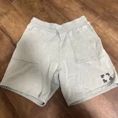 ZARA グリーン　スウェットショートパンツ M
