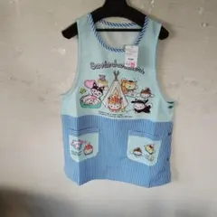 サンリオキャラクターエプロン 水色no1