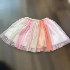 H&M チュールスカート ピンクオレンジ