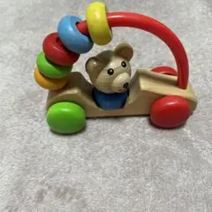 木製クマのおもちゃ