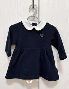 プティマイン POLO襟付きロンパース70cm