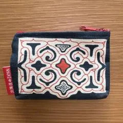 アイヌのくらし AINU FOLK ART アイヌ文様 布小物 ポーチ 北海道