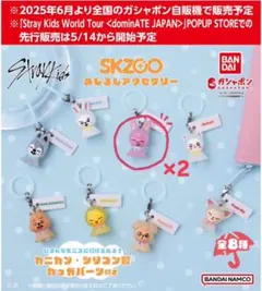 Stray Kids SKZOO めじるしアクセサリー 2個セット