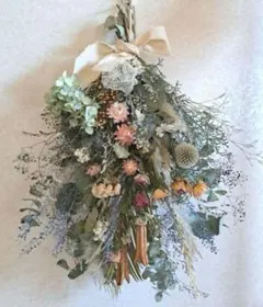 ドライフラワースワッグ