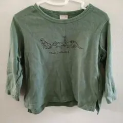 プティマイン 恐竜長袖 Tシャツ 90