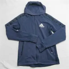 ?アディダス adidas フルジップパーカー ネイビー系 XL メンズ