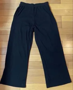 4291 無印良品　パンツ　リブニットM～L