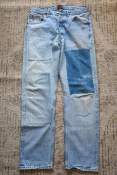 【B SIDES】LEVI'S 501リメイク パッチワーク W32 L32