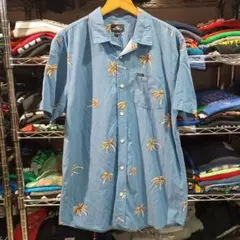 USA古着 オニール ヤシの木 アロハシャツのサムネイル