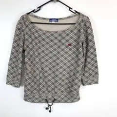 バーバリー ブルーレーベル 7分袖シャツ 38 レディース FAF20-657