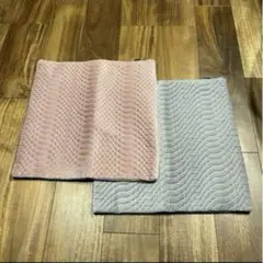 【未使用】Francfranc クッションカバー　ダスティピンク　グレー