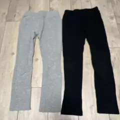 キッズ レギンスパンツ 130cm 2枚セット