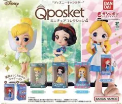 ディズニーキャラクター Qposket ミニチュアコレクション4 ✴︎コンプセット