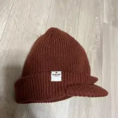 BURTON つば付きニット帽 ビーニー ブラウンのサムネイル