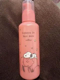 【空ボトル】オルビス　エッセンスインヘアミルク　スヌーピーコラボ