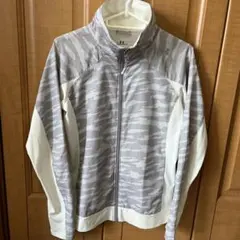 アンダーアーマー フルジップパーカー カモフラ/迷彩 グレー Sサイズ