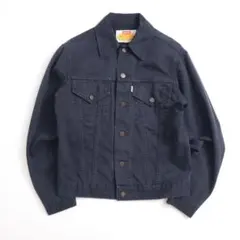 90s white Levi's 70505 後染めブラック デニムジャケット