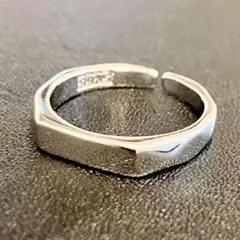STAINLESS STEEL ハーフスクエアリング US11号 艶消し仕上げ - メルカリ