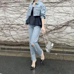 cygne シーニュ 完売 デニムパンツ 新品未使用タグ付き - メルカリ
