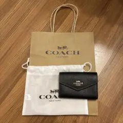COACH ブラック 名刺入れ