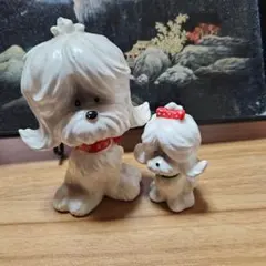 昭和レトロ　ヴィンテージ　犬置物の