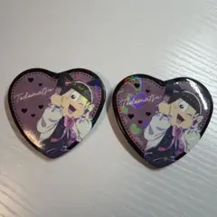 おそ松さん バニーボーイ ハート缶バッジ カラ松 ブロマイドセット
