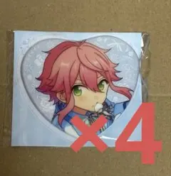 あんスタ 中国 3周年 誓約ハート缶バッジ 姫宮桃李 4点セット