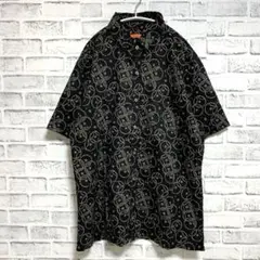 【TORI RICHARD】トリリチャード　メンズ　かりゆし　アロハシャツ　L
