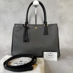 【付属品完備✨】PRADA ガレリア　2way トートバッグ　ショルダーバッグ