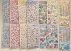 しずくちゃん ボンボンドロップシール ウォーターシール おはじきシール 14点