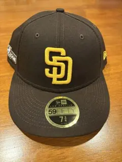 新品サンディエゴパドレスnew era 59FIFTYポストシーズン 7 3/4
