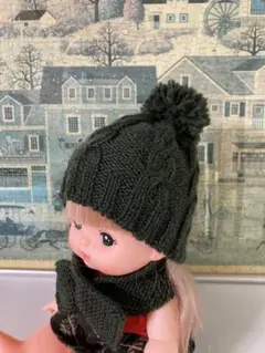 ⑨-2メルちゃんニット帽子　単品