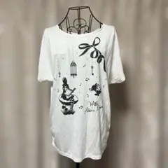 a.r.w ARROW アロー 白 ディズニー アリス 半袖