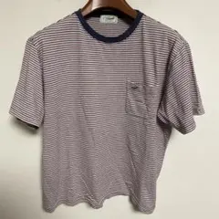 Crocodile ボーダー ポケットTシャツ Lのサムネイル