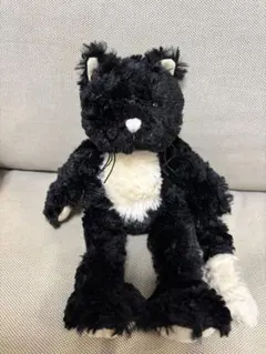童心 黒猫 ぬいぐるみオッドアイ - メルカリ