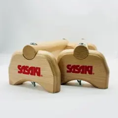 高品質】SASAKI 木製倒立バー・プッシュアップバー - メルカリ