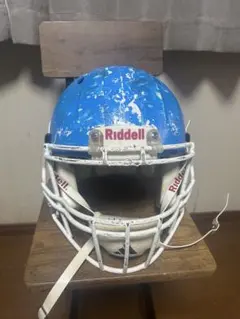 Riddell アメリカンフットボールヘルメット 青 - メルカリ