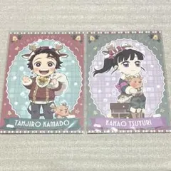 鬼滅の刃　クリスマス　2025　ポストカード　竈門炭治郎　栗花落カナヲ　炭カナ