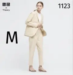 1123 UNIQLO×Theory 感動タックイージーパンツ ユニクロ