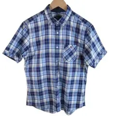 BURBERRY BLACK LABEL 綿100% 半袖チェックシャツ 3のサムネイル
