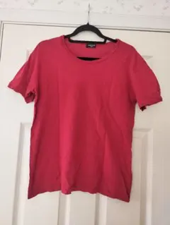 COMME CA ISM コムサイズム 半袖Tシャツ レッド レディース　M