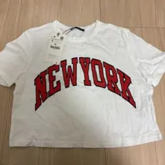 ZARA NEW YORK クロップドTシャツ
