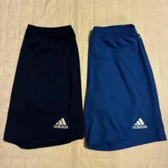 アディダス　adidas ショーツ　サッカー　ハーフパンツ　XL 2枚組