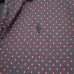 Polo Ralph Lauren ポロシャツワンピース ドット柄 XL（16）