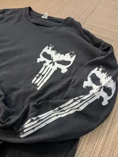 プ*ト様 00s MARVEL PUNISHER アメコミ ロンT 古着のサムネイル