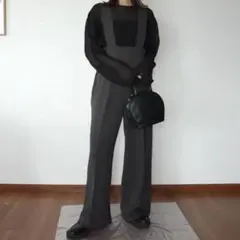 【MARW UNITED ARROWS】 ジャージーサロペットパンツ 38