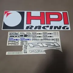 ジャンク長期保管一部使用済み　HPIチームデカールステッカー　RS4PRO3のサムネイル