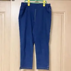 GUNZE★クロップド丈デニムレギンスパンツのサムネイル