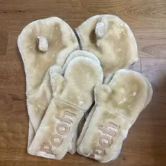 ディズニー　マフラーキャップ　プーさん　2個セット